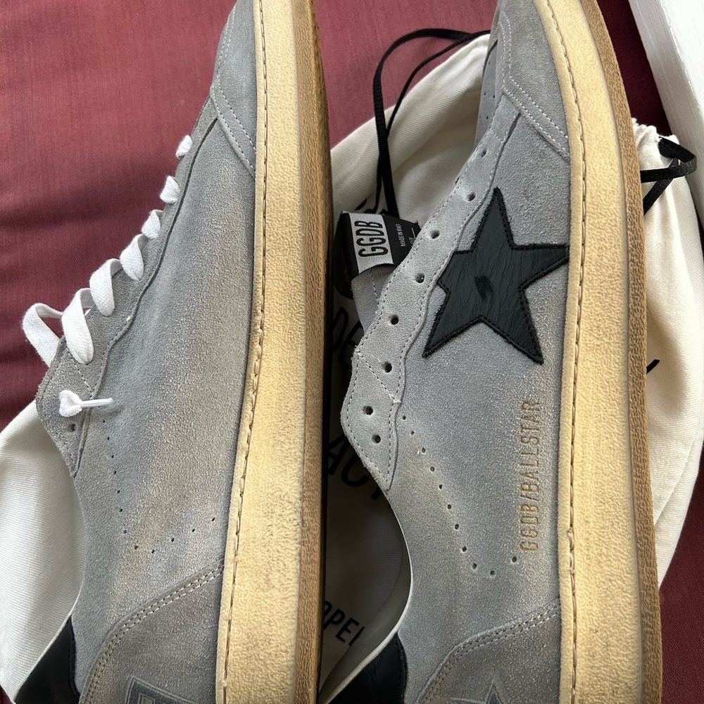 Golden Goose Ball Star Low Ice Grey US 12 / IT 45